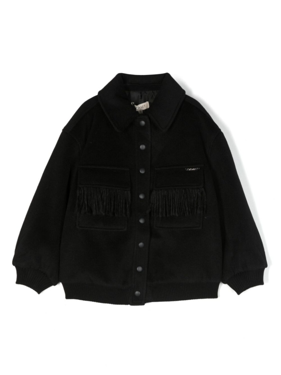 

TWINSET Kids куртка с логотипом, черный