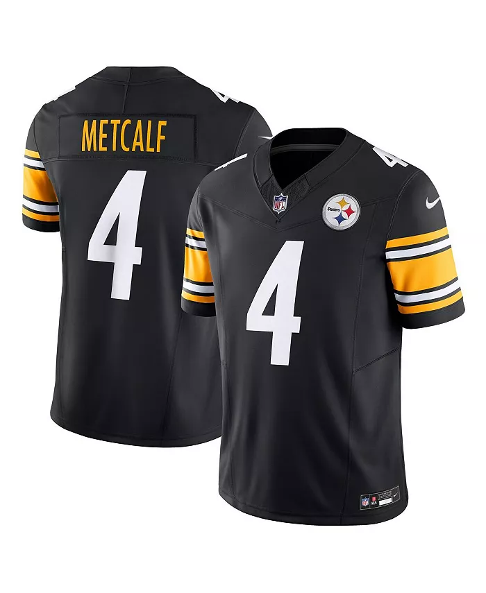 

Мужская лимитированная джерси DK Metcalf черная Pittsburgh Steelers Team Vapor F.U.S.E Nike