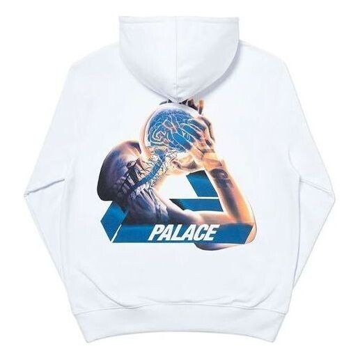 

Толстовка tri-gaine hoodie 'white' Palace, белый