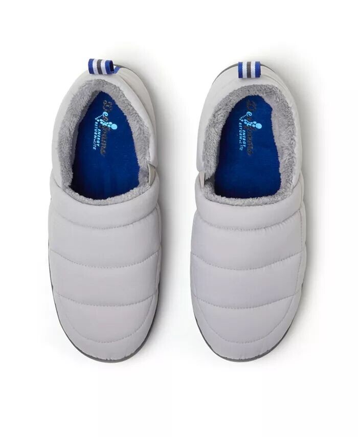 Мужские домашние тапочки Cullen Ripstop с закрытой спиной Dearfoams, серый — фото 3