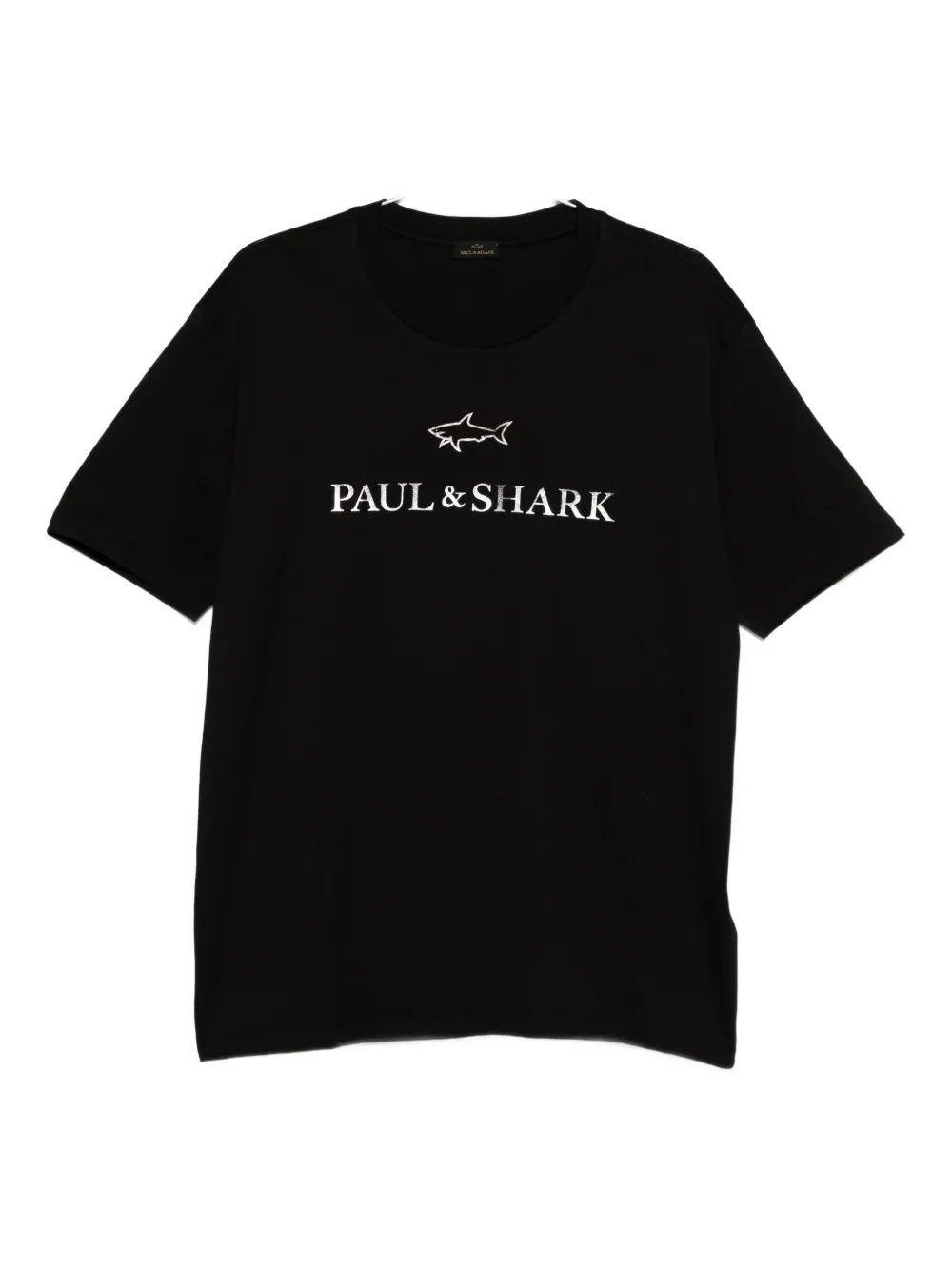 

Хлопковая футболка с логотипом Paul & Shark, черный