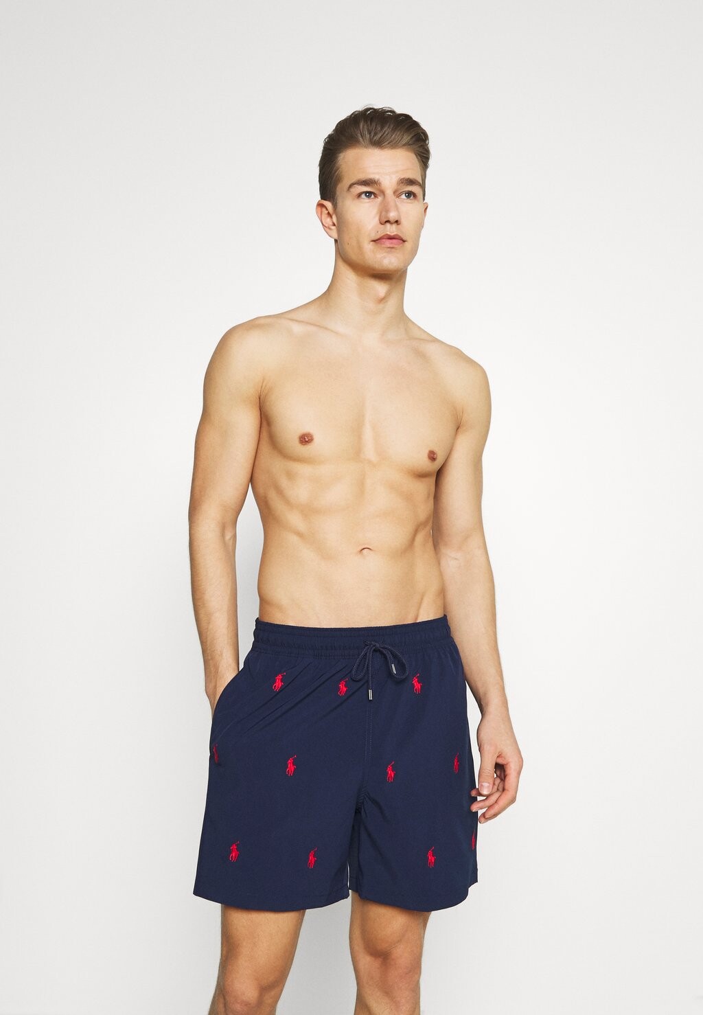 

Шорты для плавания 5, 75-INCH TRAVELER CLASSIC SWIM TRUNK Polo Ralph Lauren, темно-синий Ньюпорт