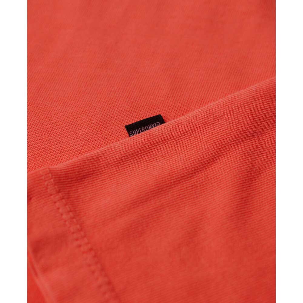 Футболка с коротким рукавом Superdry Overdyed Logo Loose, оранжевый — фото 4