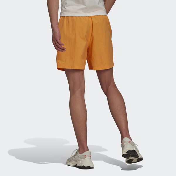 Шорты originals fruit shorts logo pattern casual sports orange yellow Adidas, оранжевый — фото 4