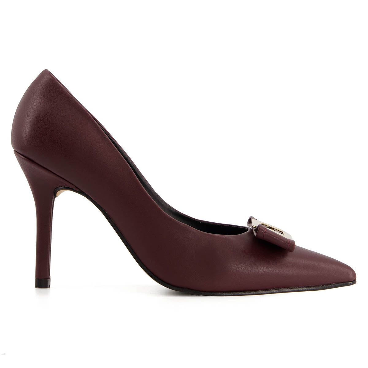 Туфли-лодочки Andrea Fashion Bow Stiletto, цвет burgundy — фото 4