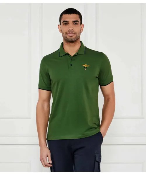 

Футболка поло Regular fit Aeronautica Militare, зеленый