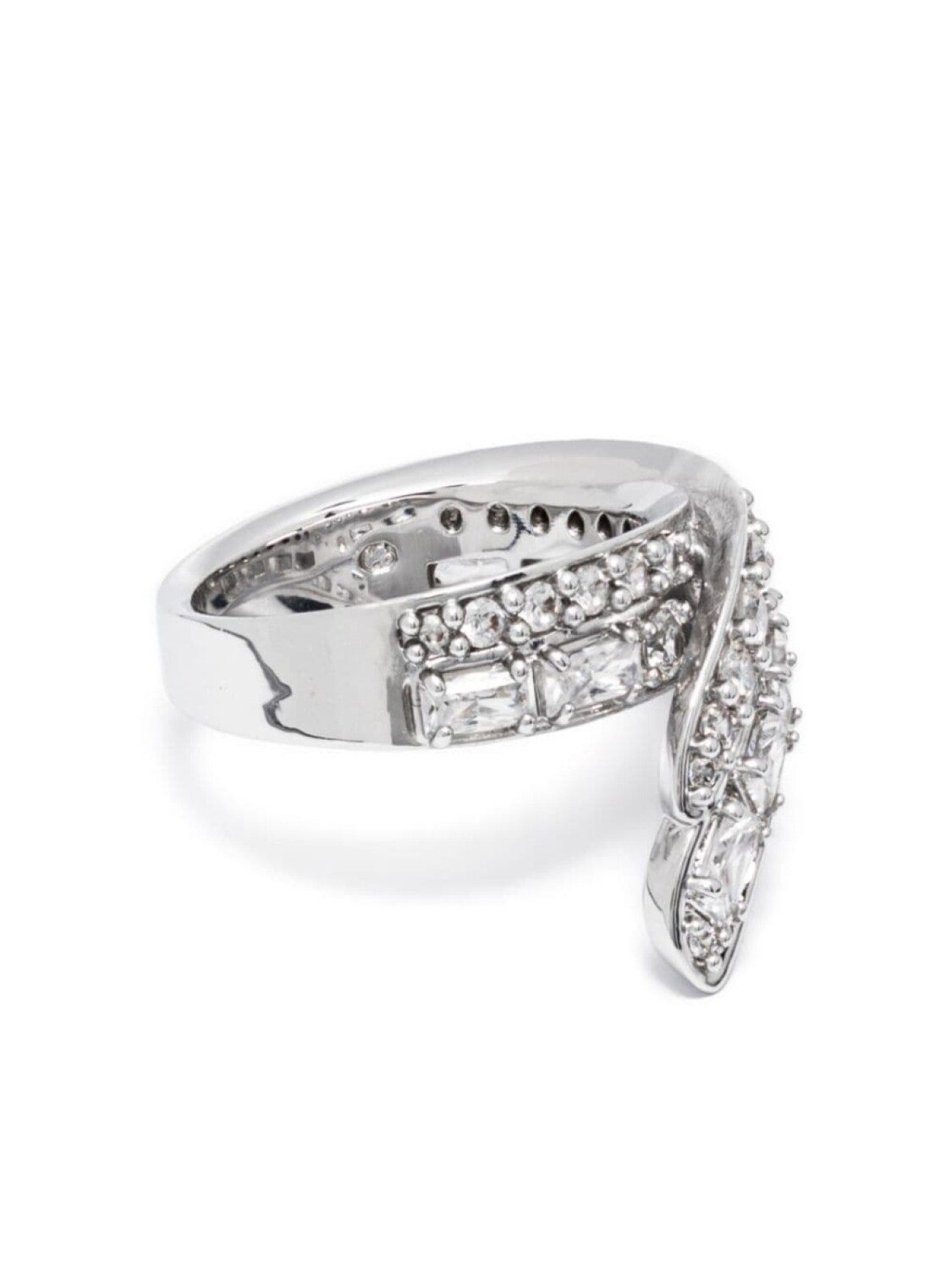 

Кольцо Hyperbola с кристаллами Swarovski, серебряный