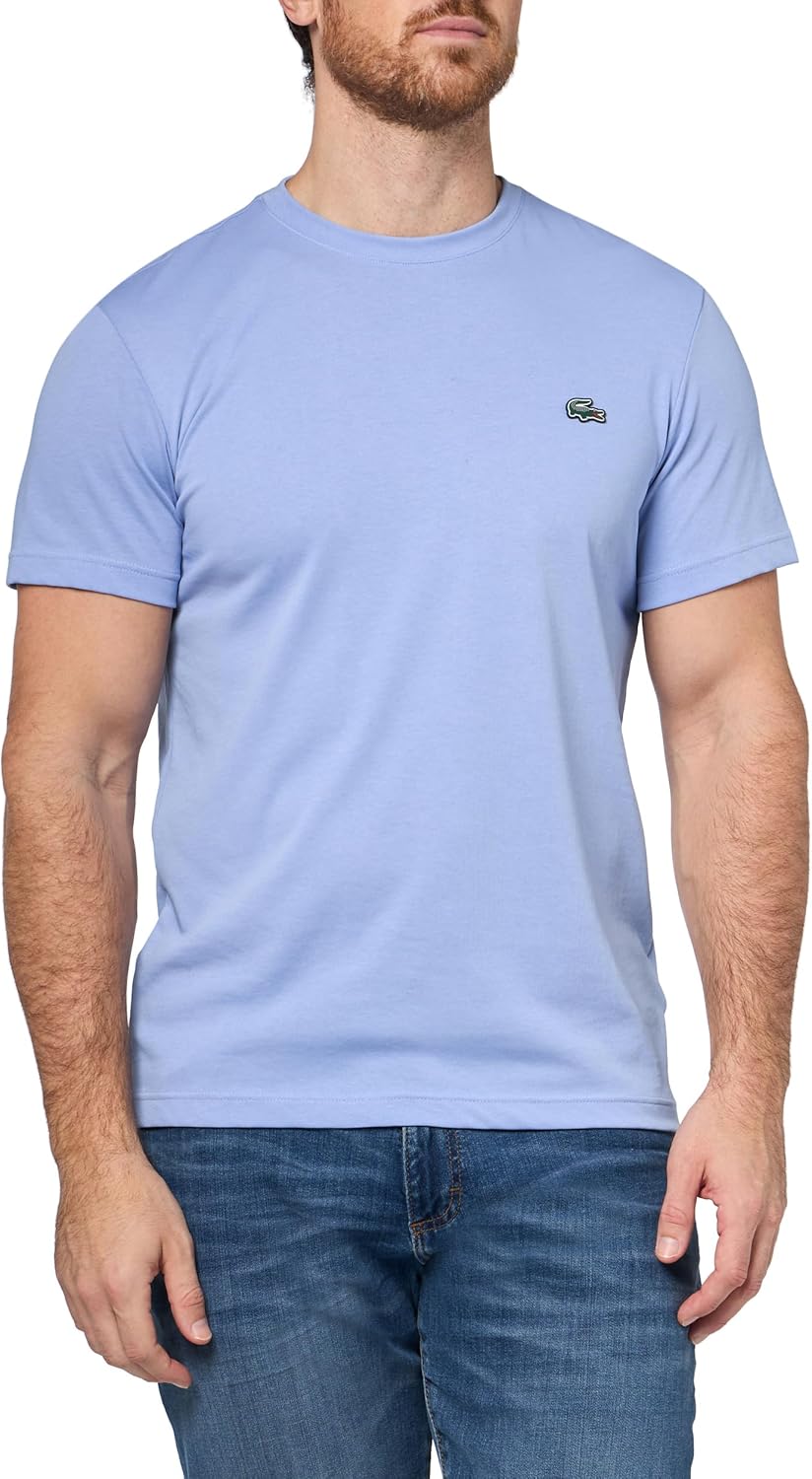 

Мужская футболка Lacoste с коротким рукавом и круглым вырезом из джерси Pima, Delphinium