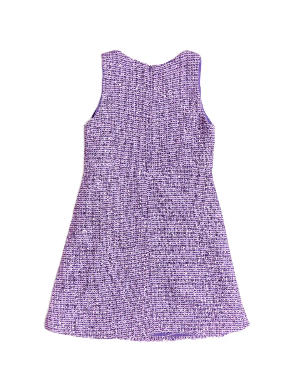 Платье с бахромой, украшенное стразами Bcbg Kids, фиолетовый — фото 2