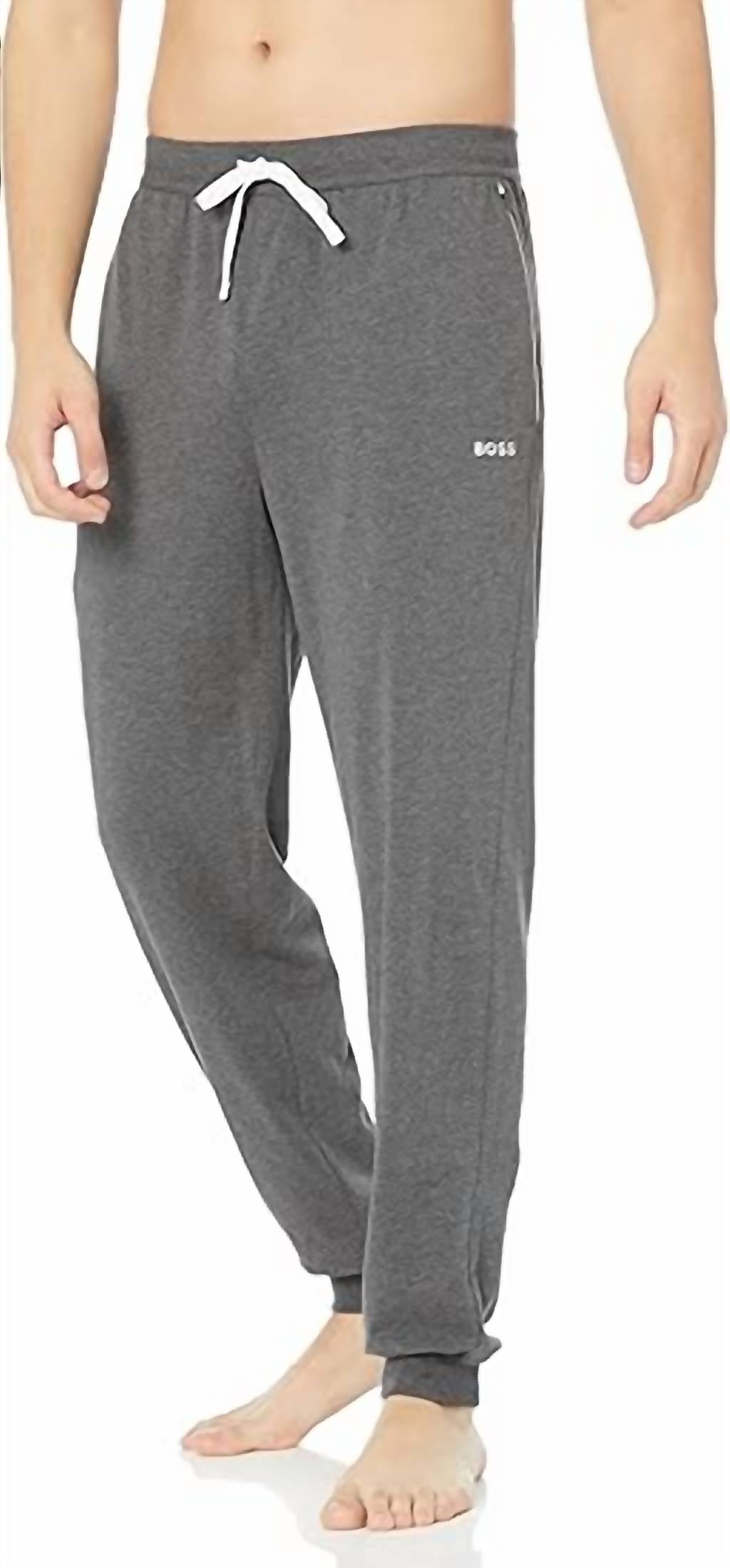 

Мужские спортивные штаны Mix&match Lounge Jogger в сером цвете Asphault Hugo Boss, цвет asphault grey
