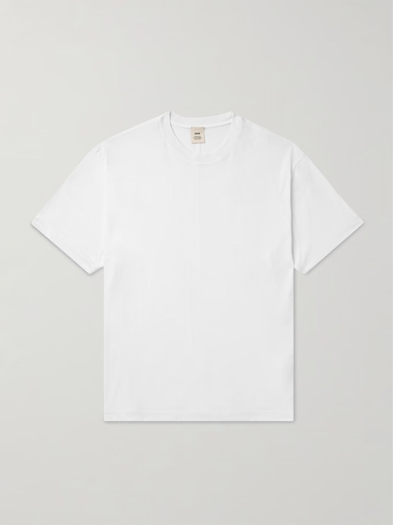 

Футболка Charlie Organic Cotton-Jersey SSAM, белый