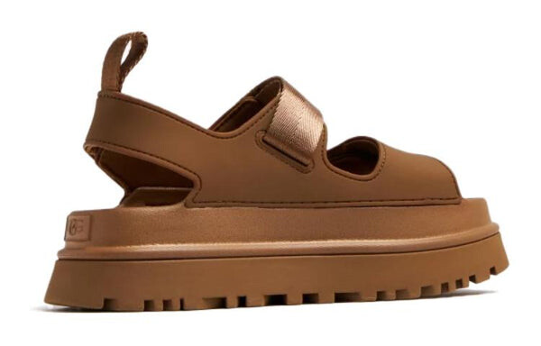 Сандалии золотисто-сияющие сандалии Ugg, коричневый — фото 4