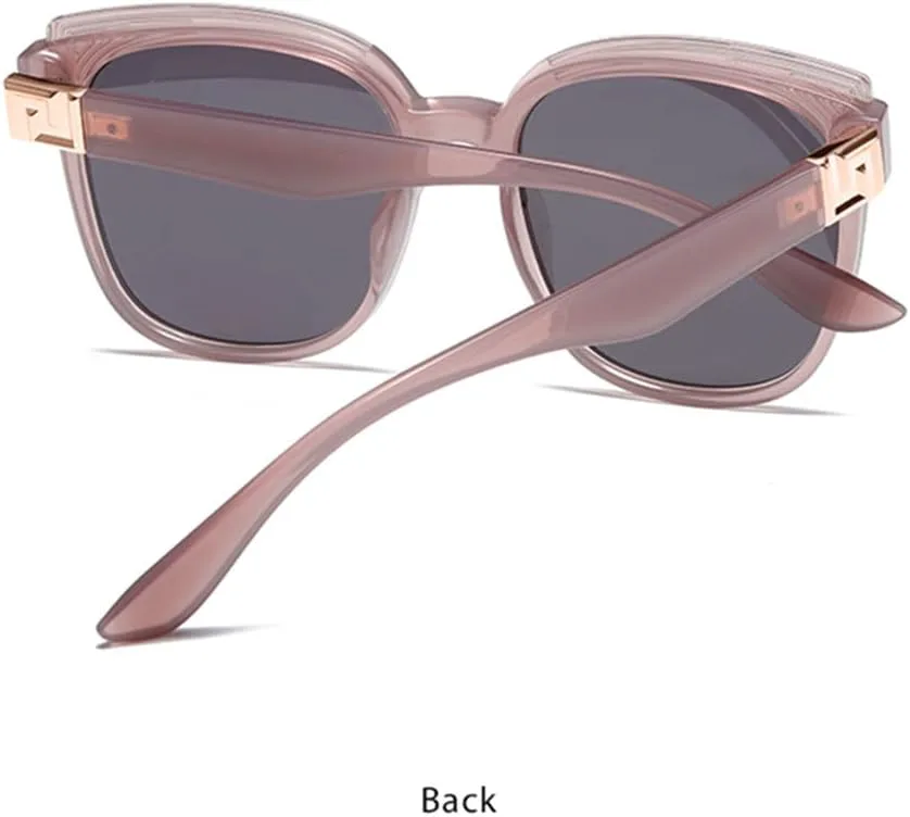 

Поляризованные солнцезащитные очки с градиентной окраской, женские, с защитой от УФ-излучения UV400, металлическая оправа, для путешествий HDUBFY, Blue Gradient Blue