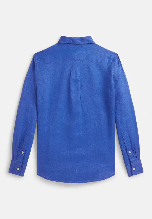 Льняная рубашка 714y Polo Ralph Lauren, Iris Blue — фото 2