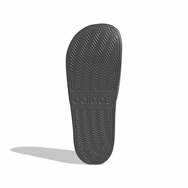 Мужские слайды Minecraft Adidas, Gray Four Green — фото 4