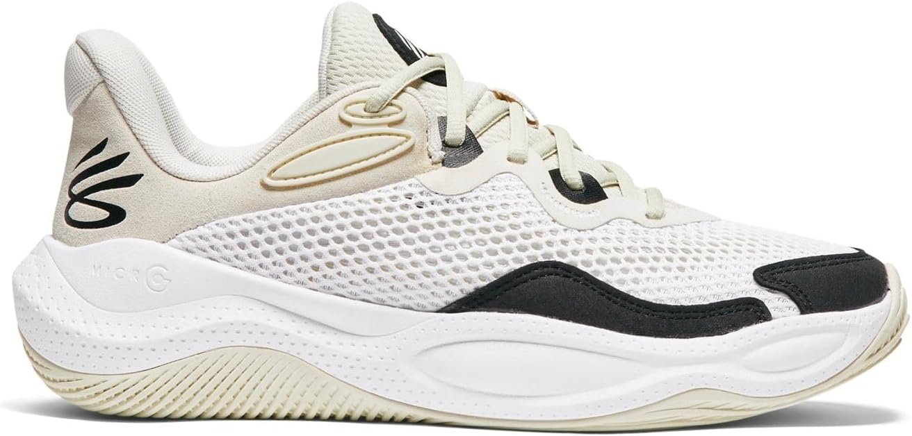 

Under Armour Unisex Adult Curry Splash 24 баскетбольные кроссовки, White-White-Black