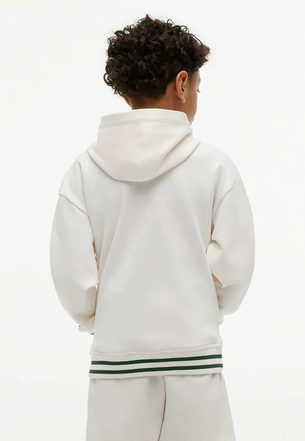 Худи из трикотажа с вышитым логотипом Tommy Hilfiger, Off White — фото 3