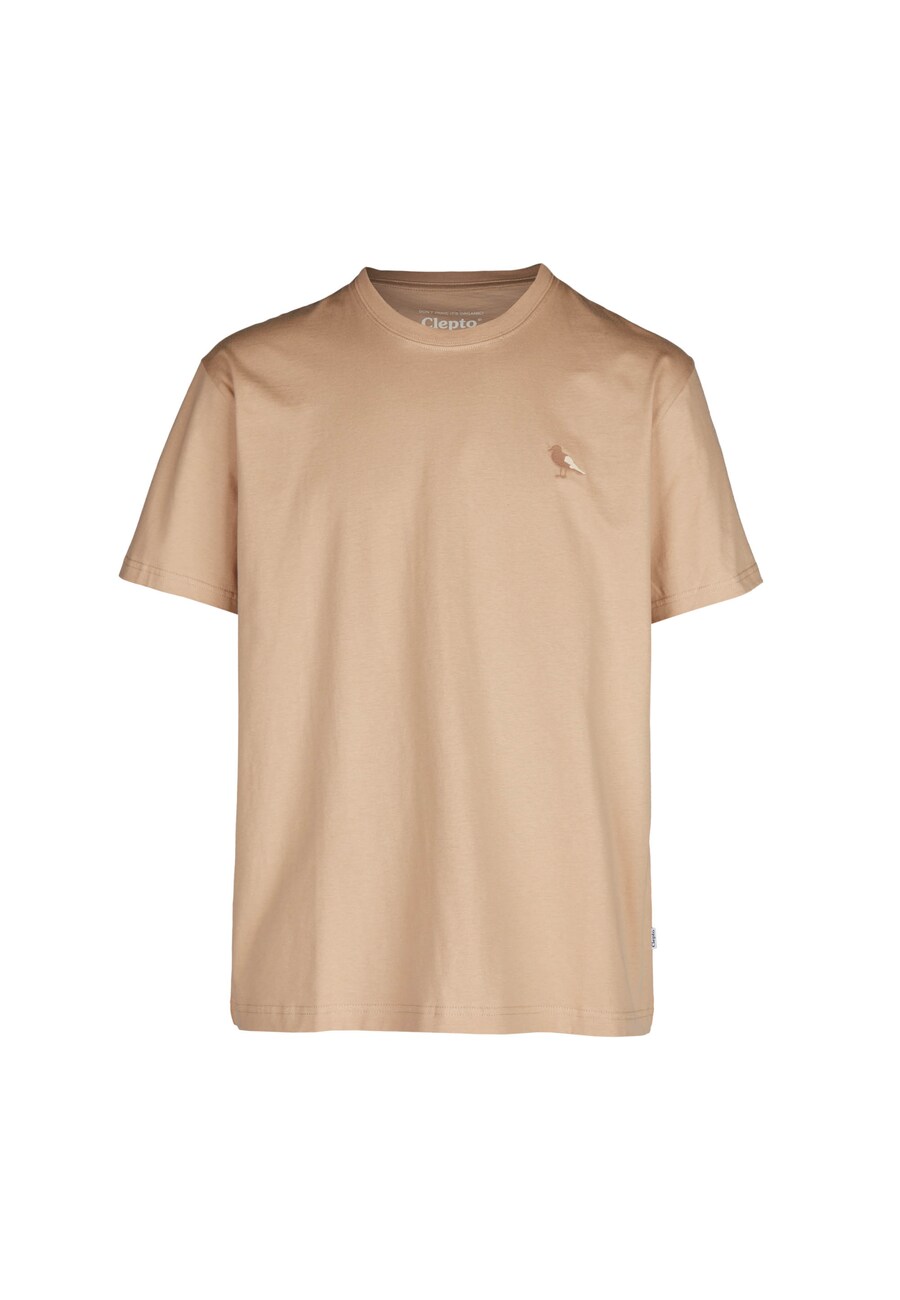 

Рубашка Cleptomanicx Embroidery Gull Mono, бежевый