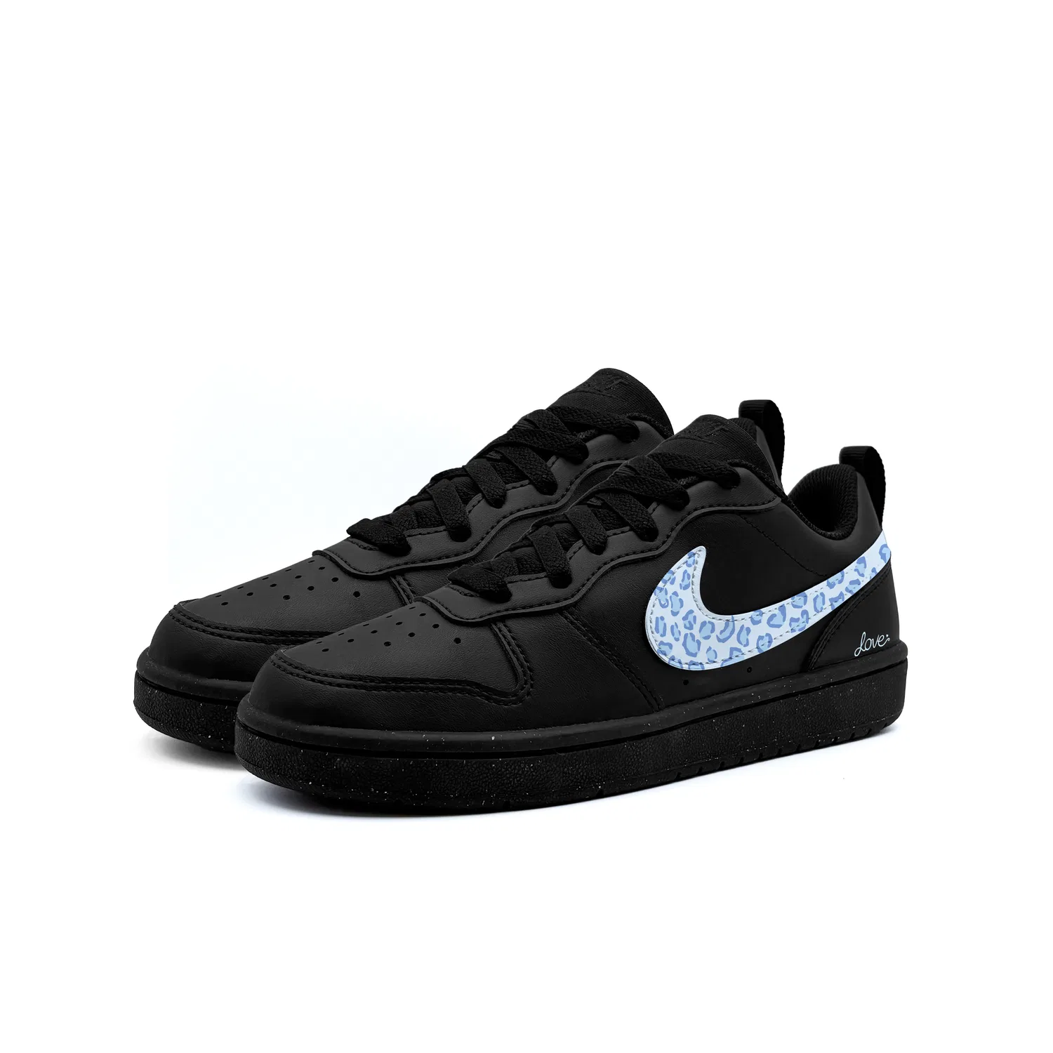 Детские кроссовки для скейтбординга Nike Court Borough Black — фото 4