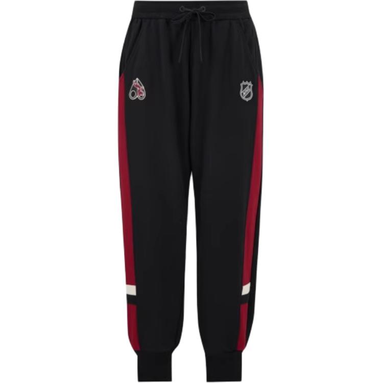 

NHL FW25 вязаные спортивные штаны мужские Moose Knuckles, черный