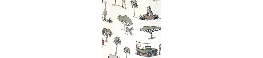 Уютный спальный мешок из хлопкового трикотажа с длинными рукавами Hudson Baby, Going On Safari — фото 2