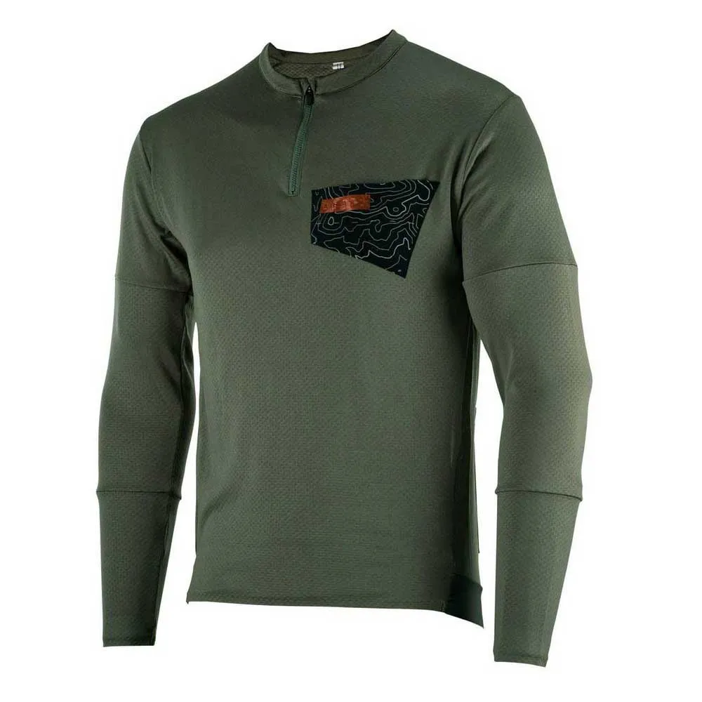 

Джерси эндуро с длинным рукавом Leatt Trail 4.0, зеленый