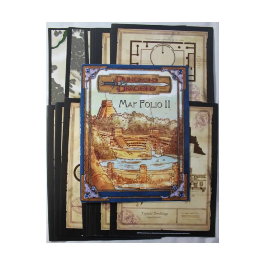 

Map Folio II, Dungeons & Dragons (3rd Edition) (d20) - Sourcebooks, мягкая обложка