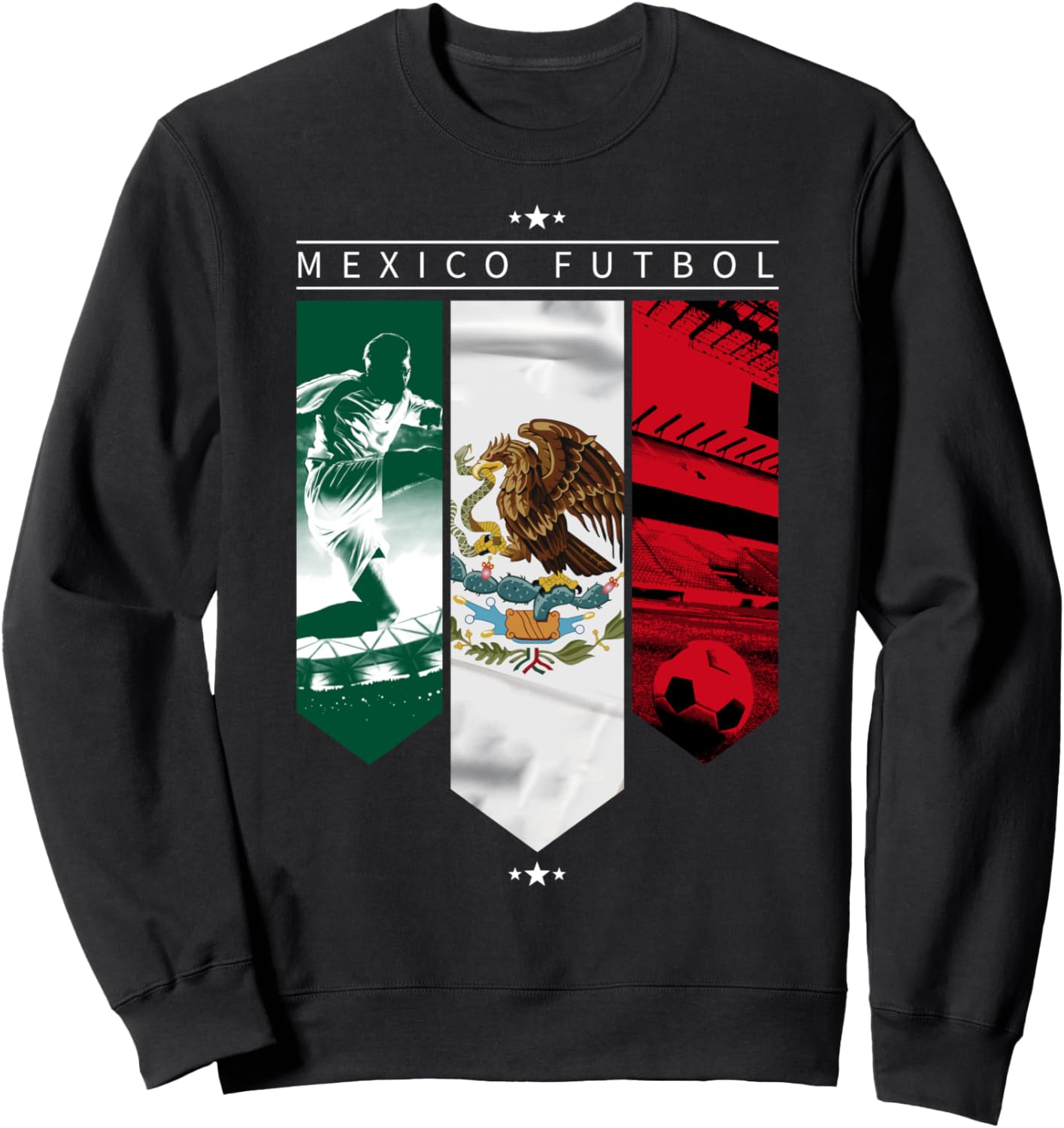 

Футбольная толстовка с тремя панелями, красно-бело-зеленая, мексиканский футбол, черная Trendy Apparel, Черный, Футбольная толстовка с тремя панелями, красно-бело-зеленая, мексиканский футбол, черная Trendy Apparel
