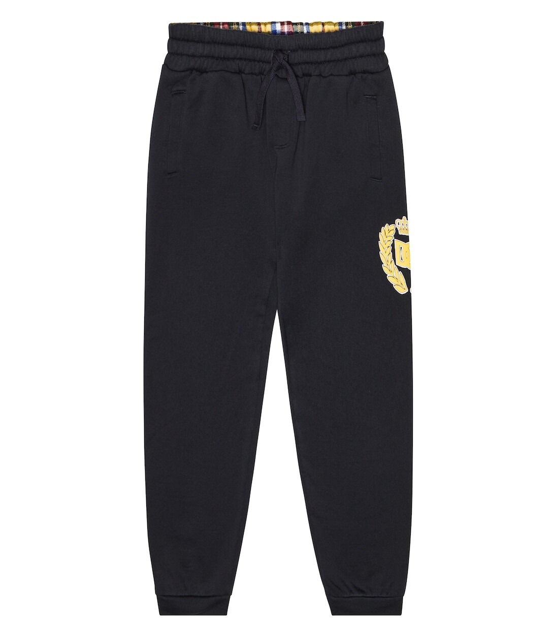 

Спортивные брюки из хлопкового джерси с логотипом Dolce&Gabbana, черный
