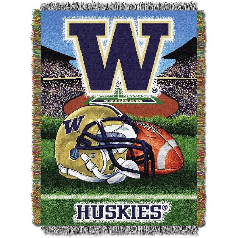 

Тканый плед Northwest Washington Huskies размером 48 x 60 дюймов