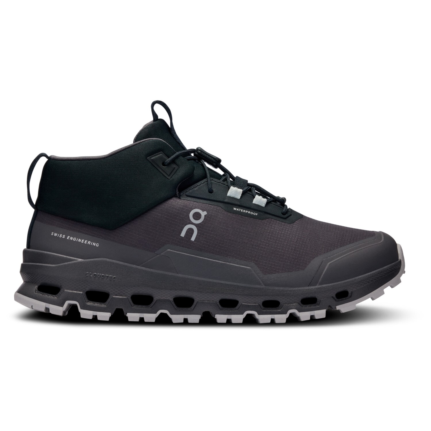 

Мультиспортивная обувь On Youth's Cloudhero Mid Waterproof, цвет Black/Eclipse