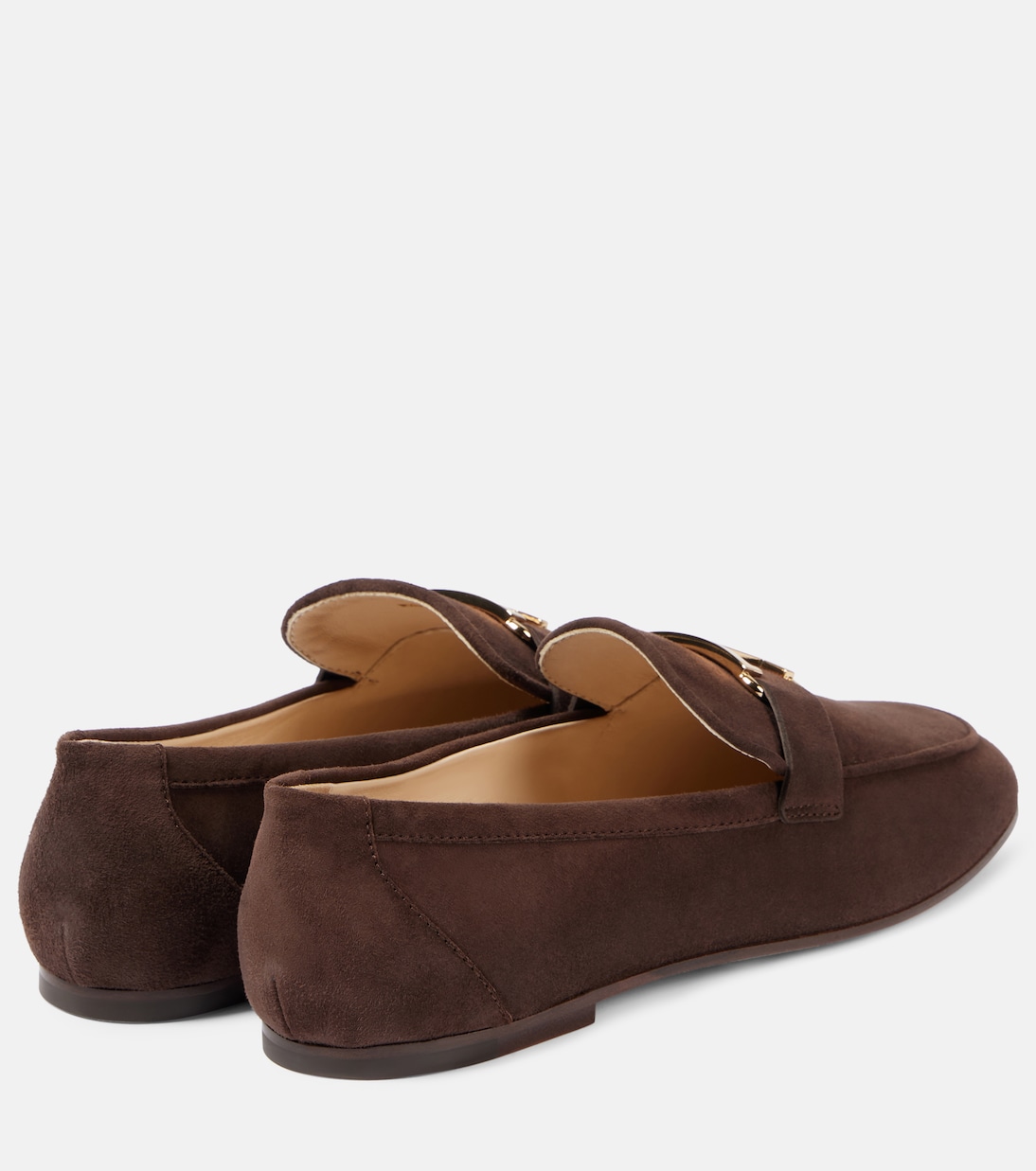 Замшевые лоферы T-класса Tod's, Marrone Africa — фото 2