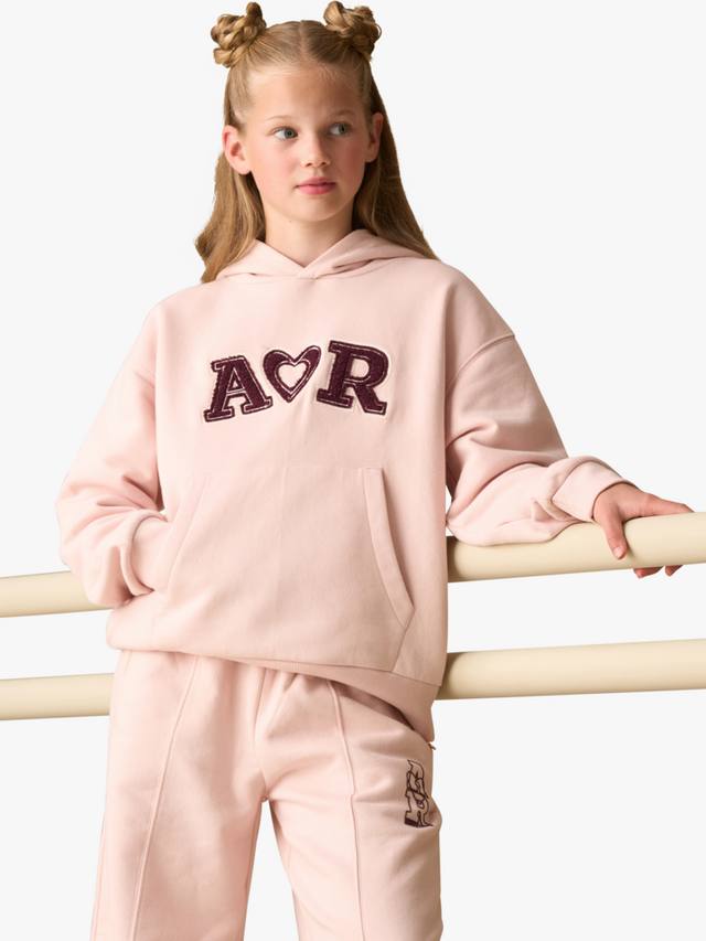 

Детская утепленная толстовка с логотипом Angel & Rocket, Pink