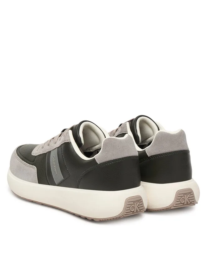 Calvin Klein Кроссовки City Runner Laceup Tape Lth HM0HM02033, черный — фото 3