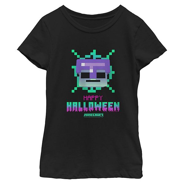 

Футболка с принтом Happy Halloween для девочек Minecraft