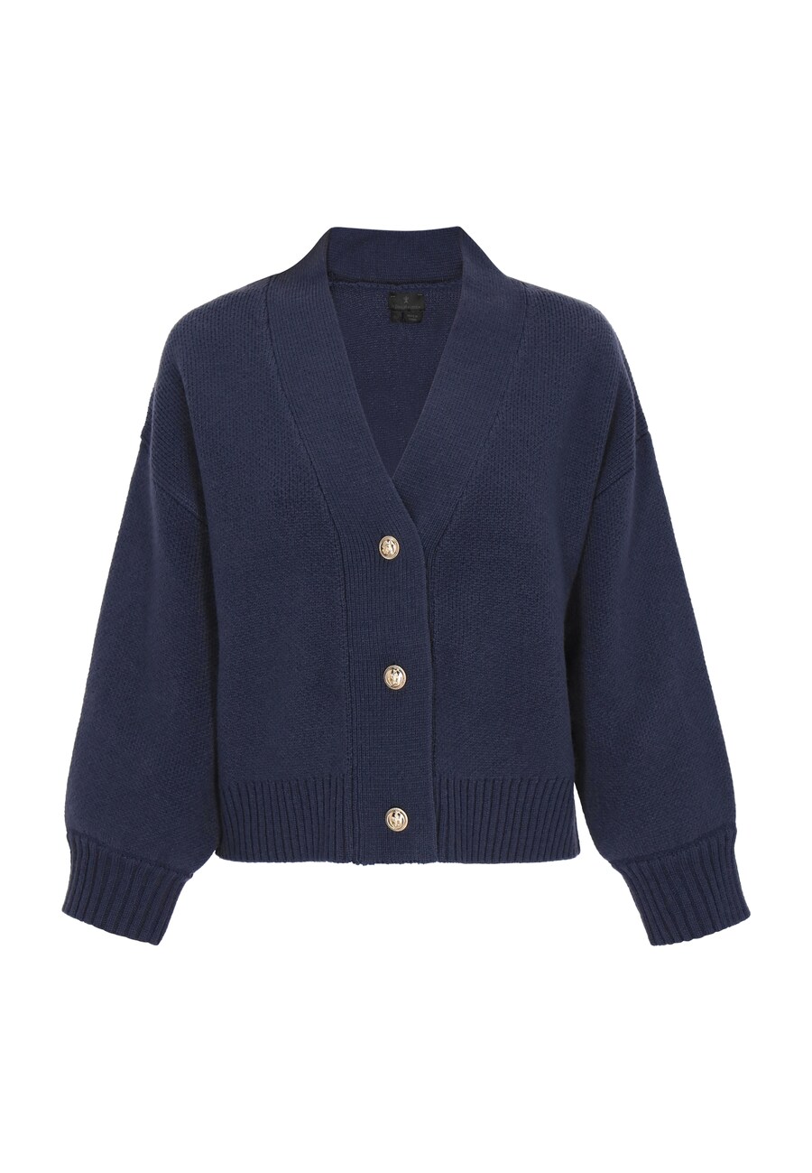 

Вязаный кардиган DreiMaster Klassik Everyday Fashion, морской синий