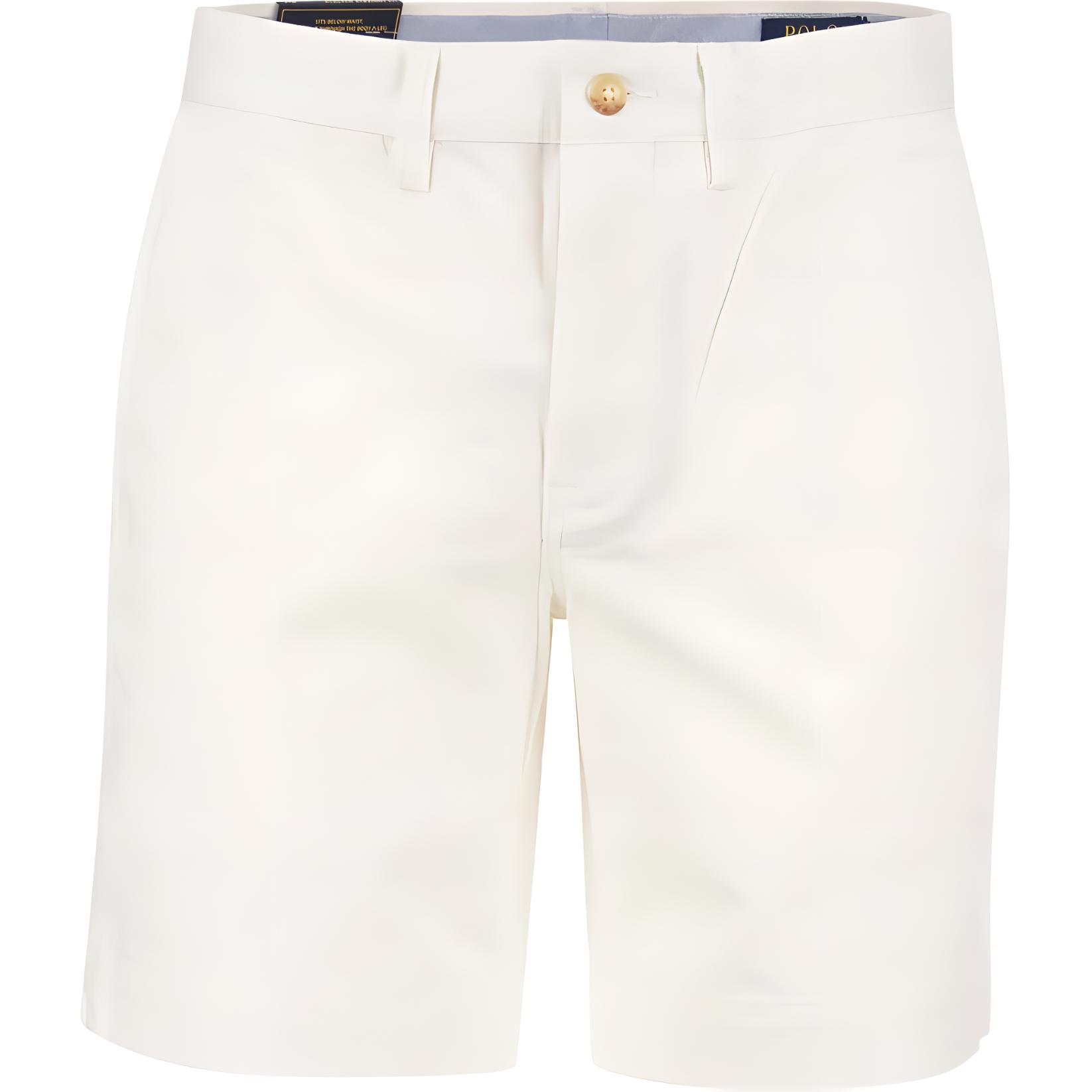 

8-дюймовые эластичные шорты-чинос прямого кроя Polo Ralph Lauren, белый