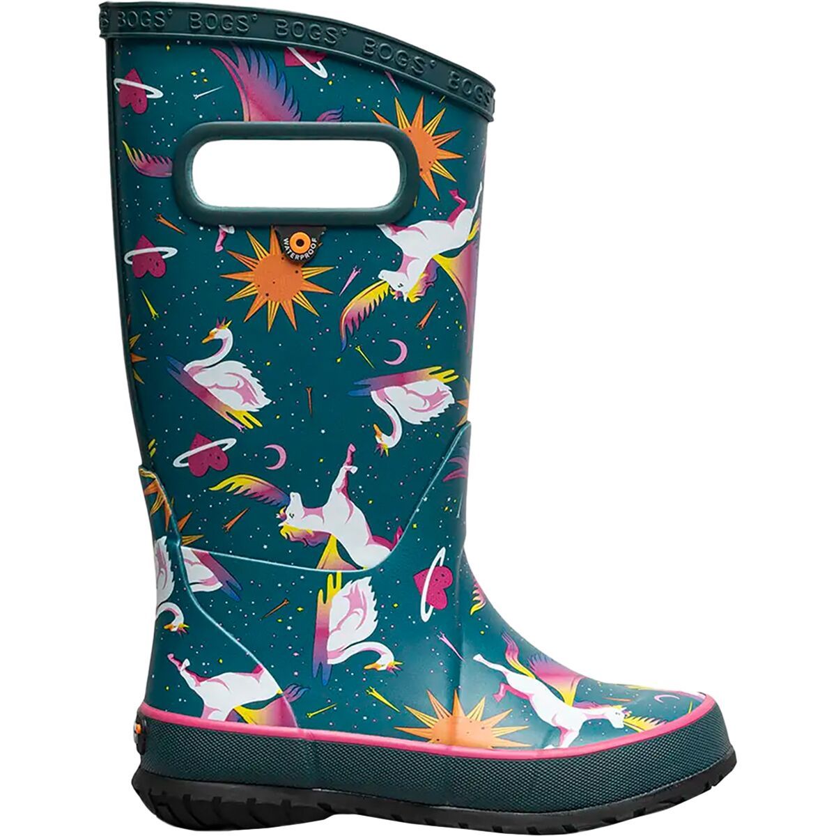 

Резиновые сапоги Rainboot - Unicorn Swan Bogs, мультиколор