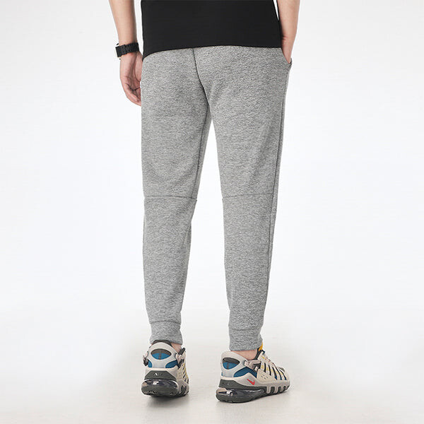 Брюки windproof solid color casual sports logo fleece lined long pants gray Nike, серый — фото 3