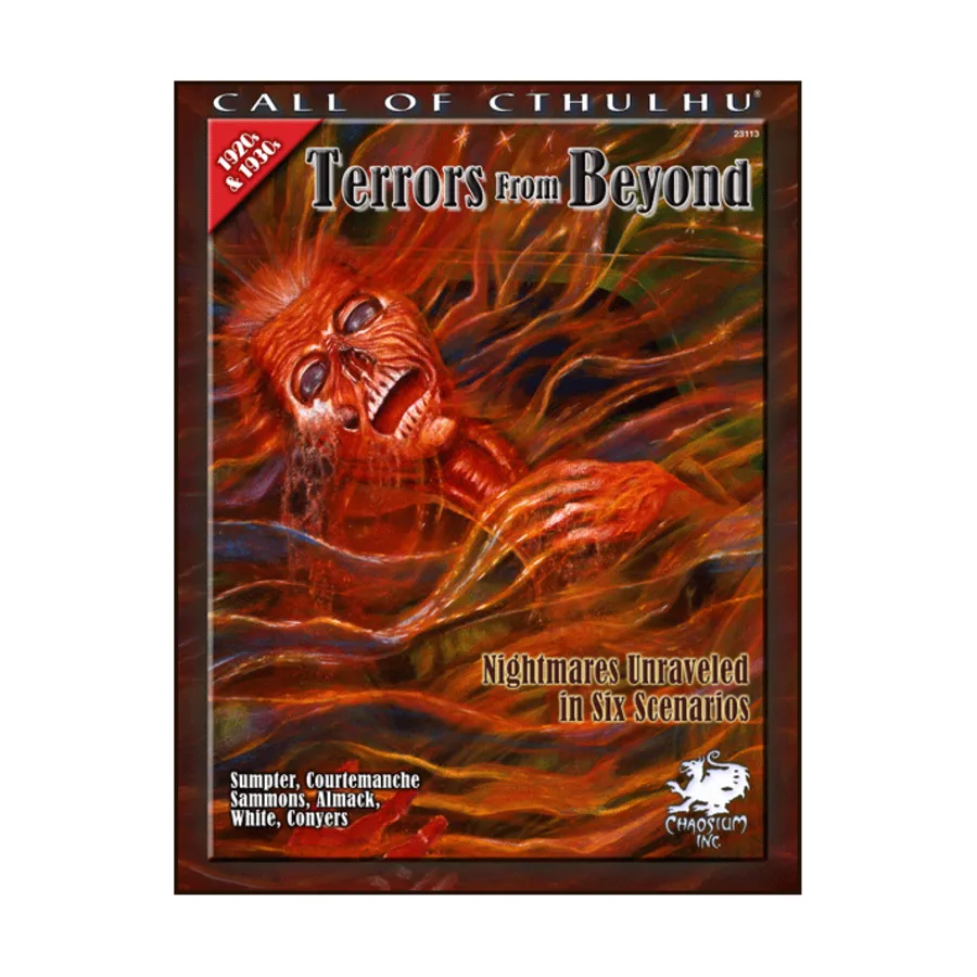 

Terrors From Beyond, Call of Cthulhu - Adventures & Modules (Chaosium 5.6-6th Editions), мягкая обложка