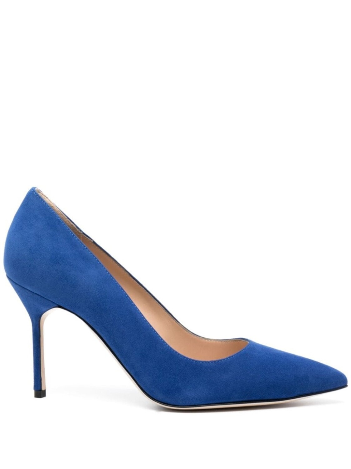 

Manolo Blahnik BB 90mm suede pumps, синий