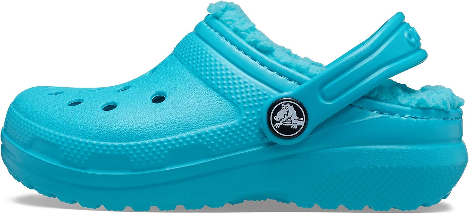 

Детские классические сабо Crocs унисекс с подкладкой, Digital Aqua