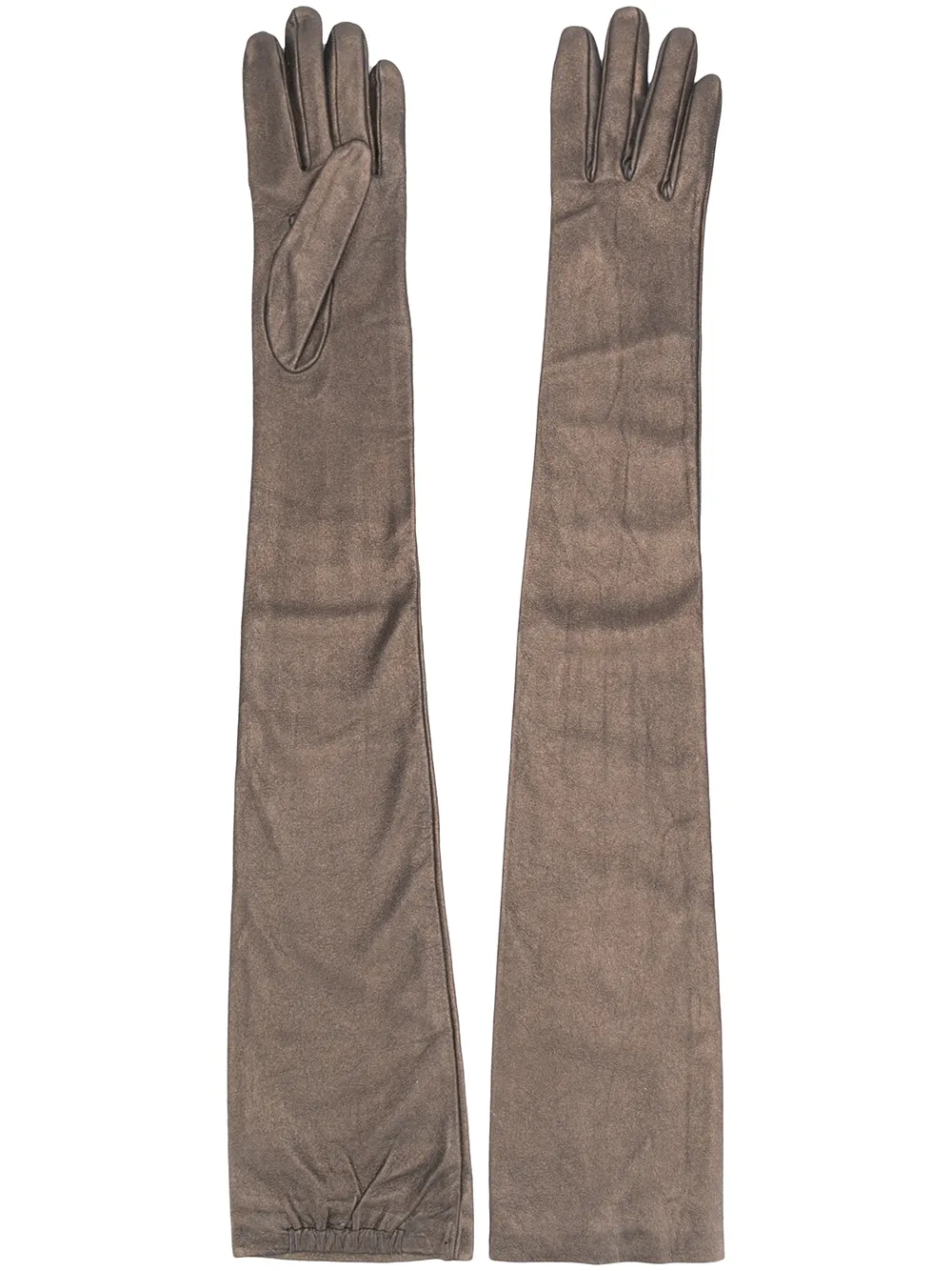 

Длинные перчатки Brunello Cucinelli, золотой