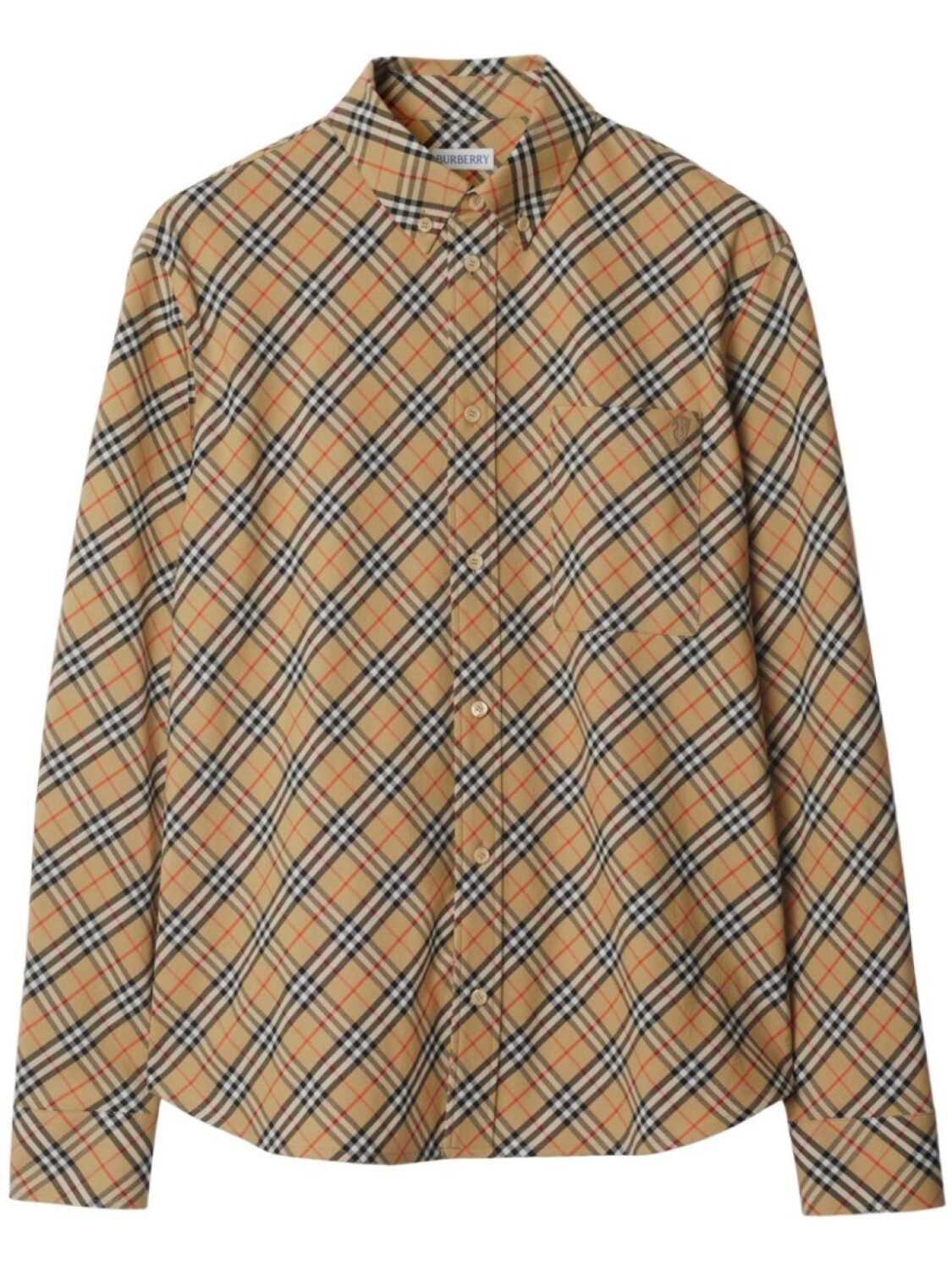 

Burberry рубашка в клетку, коричневый