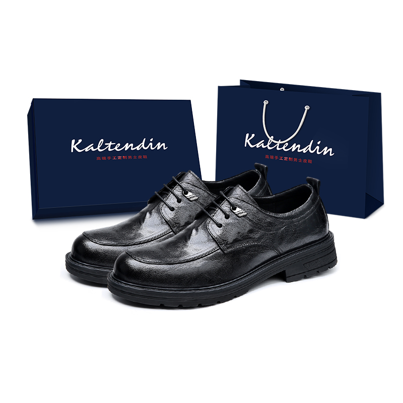 

Kaltendin Повседневные кожаные туфли мужские низкие, черные