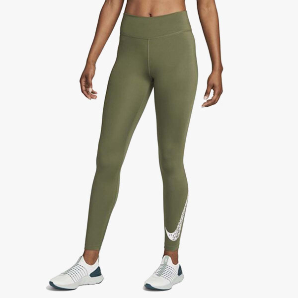 

Спортивные леггинсы 7/8 с галочкой Nike, зеленый