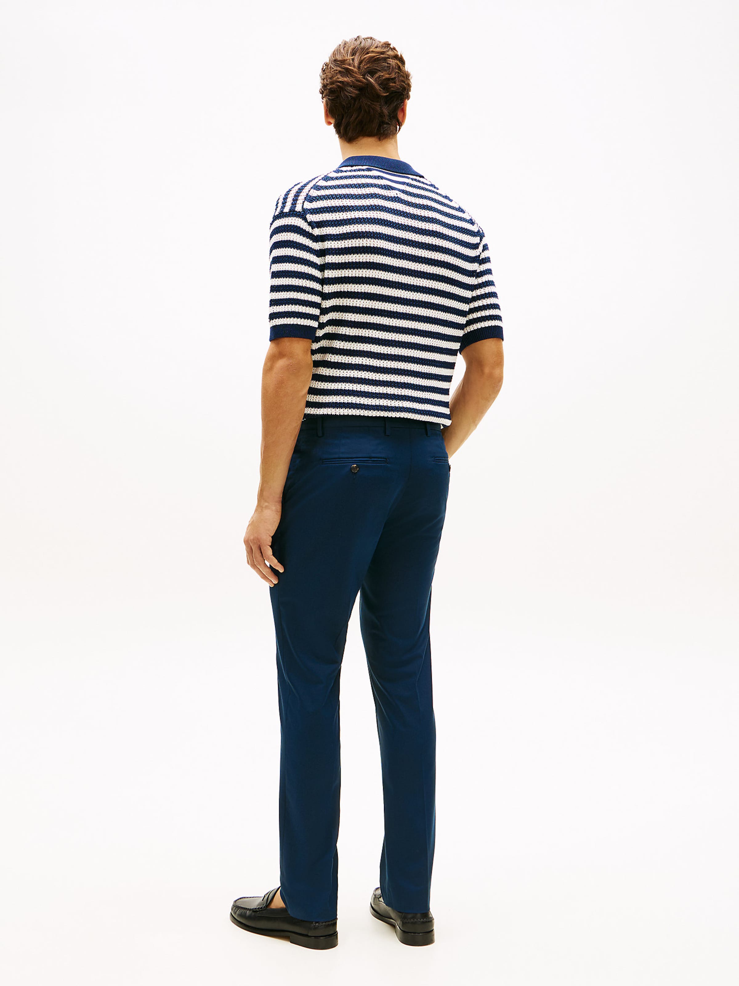 TOMMY HILFIGER Брюки чинос Regular 'Denton' в цвете Navy — фото 4