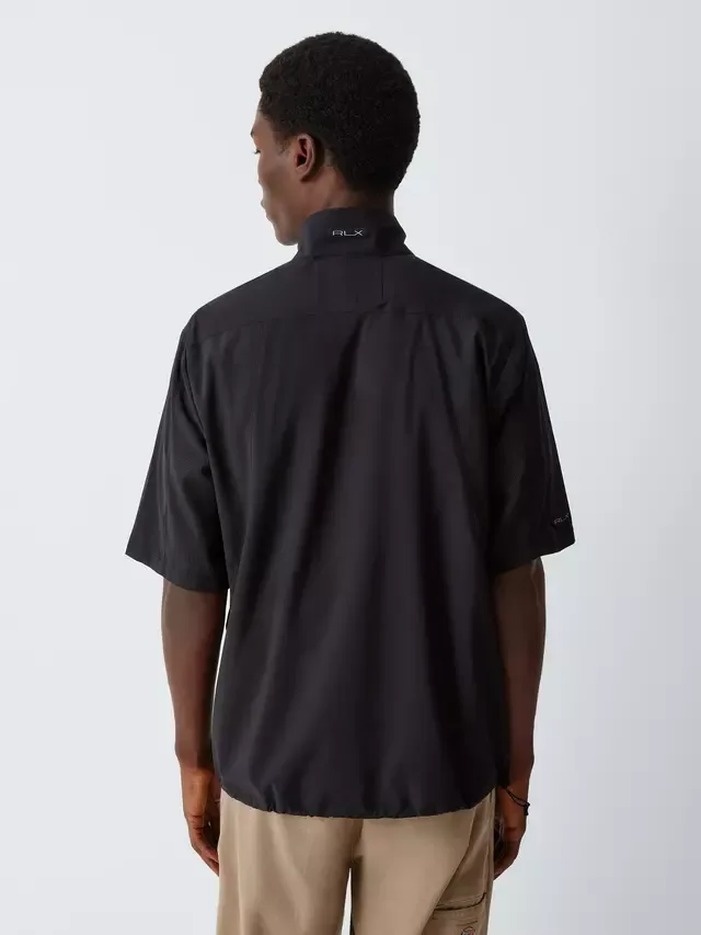 Толстовка Polo Golf от Woven с застежкой-молнией до середины груди, черная Polo Ralph Lauren — фото 2
