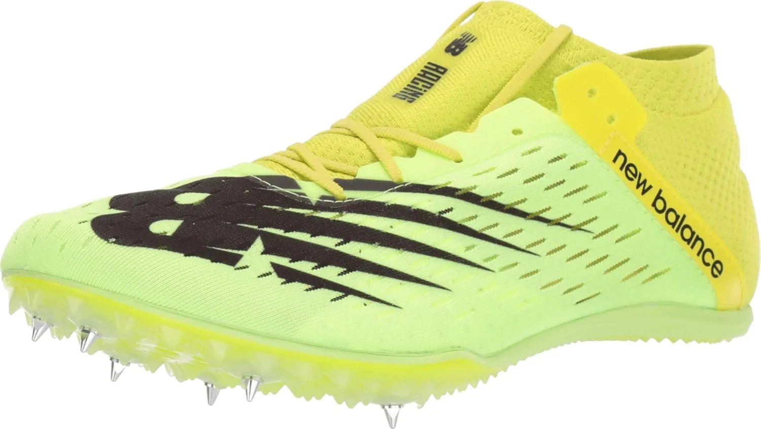 Мужские кроссовки New Balance 800 для легкой атлетики на средние дистанции, черный/желтый
