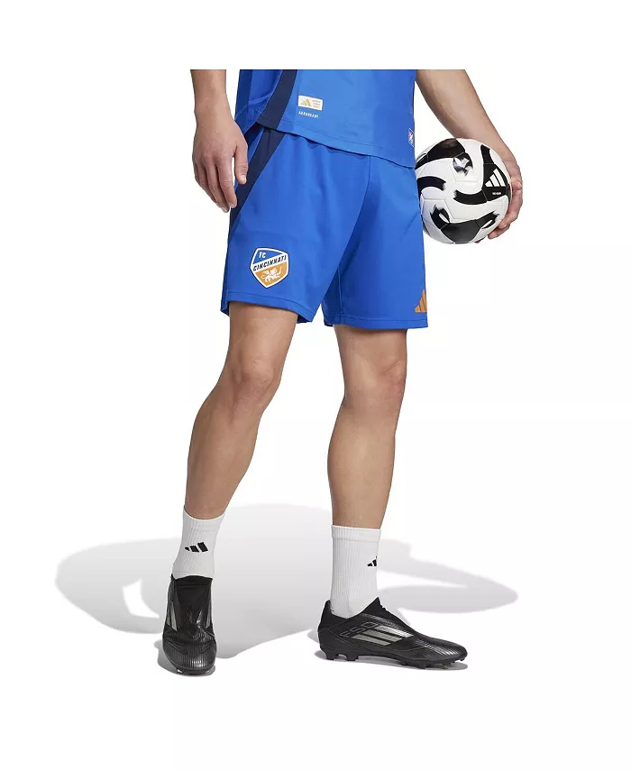 Мужские шорты FC Cincinnati Home 2025 Orange and Blue Legacy Kit Authentic синие adidas — фото 3
